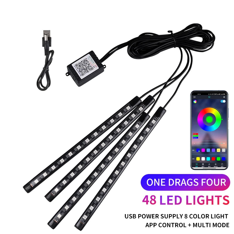 RGB LED Interior Footwell Lights