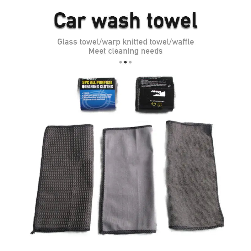 Ultra-Plush 9-Piece Auto Detailing & Cleaning Kit