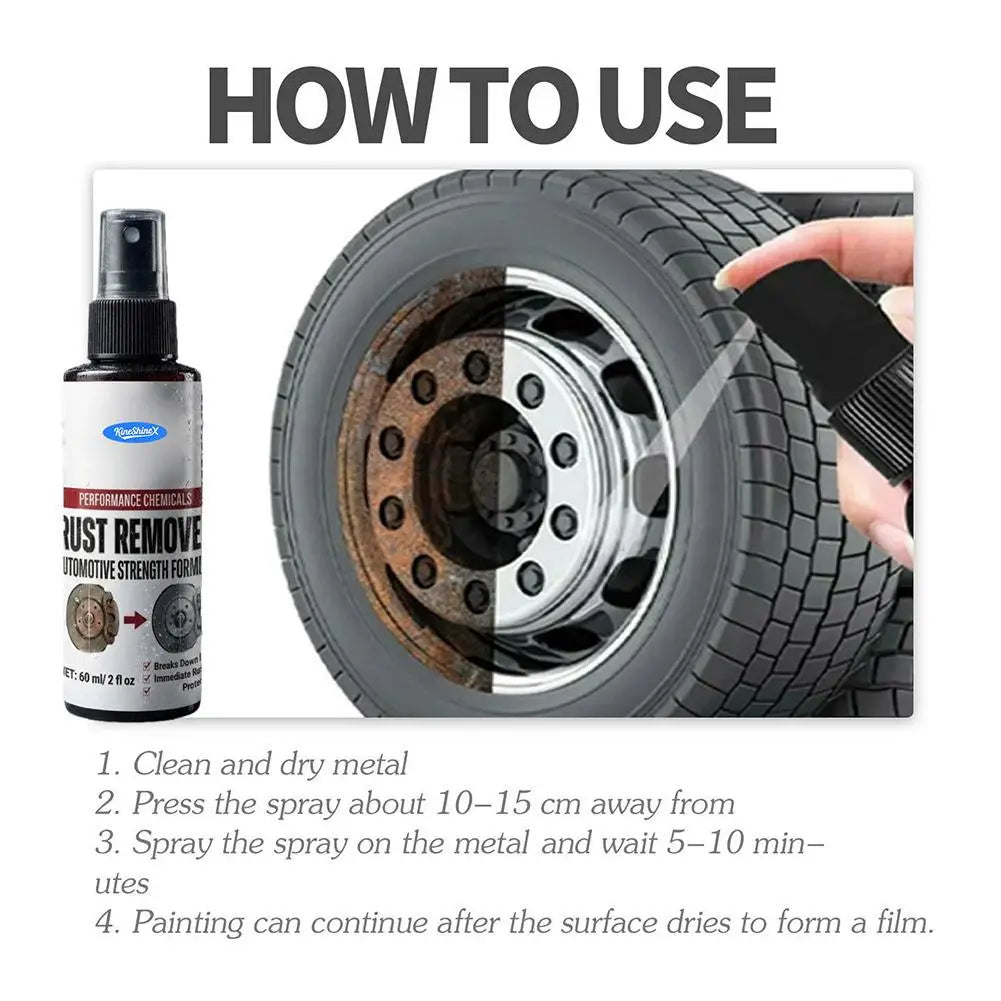 Car Rust & Iron Remover Spray Kit