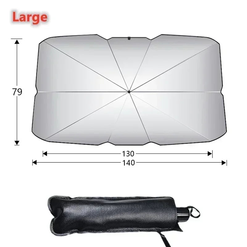 Foldable Windshield Sun Shade Umbrella