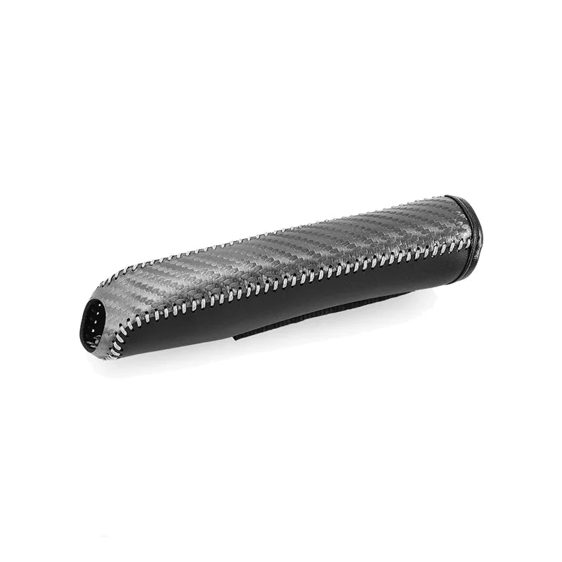 Carbon Fiber Leather Handbrake Cover