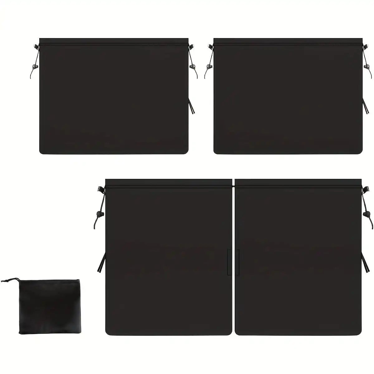 4-Piece Car Window Privacy Sunshades
