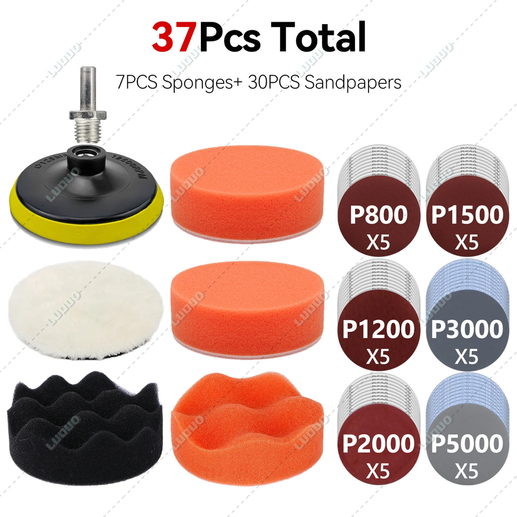 Drill Polishing & Sanding Pad Kit