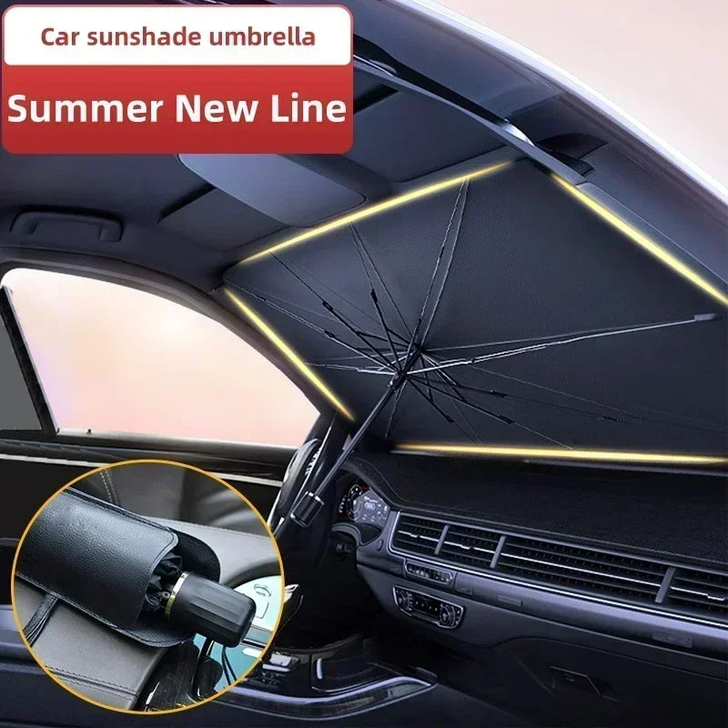Foldable Windshield Sun Shade Umbrella