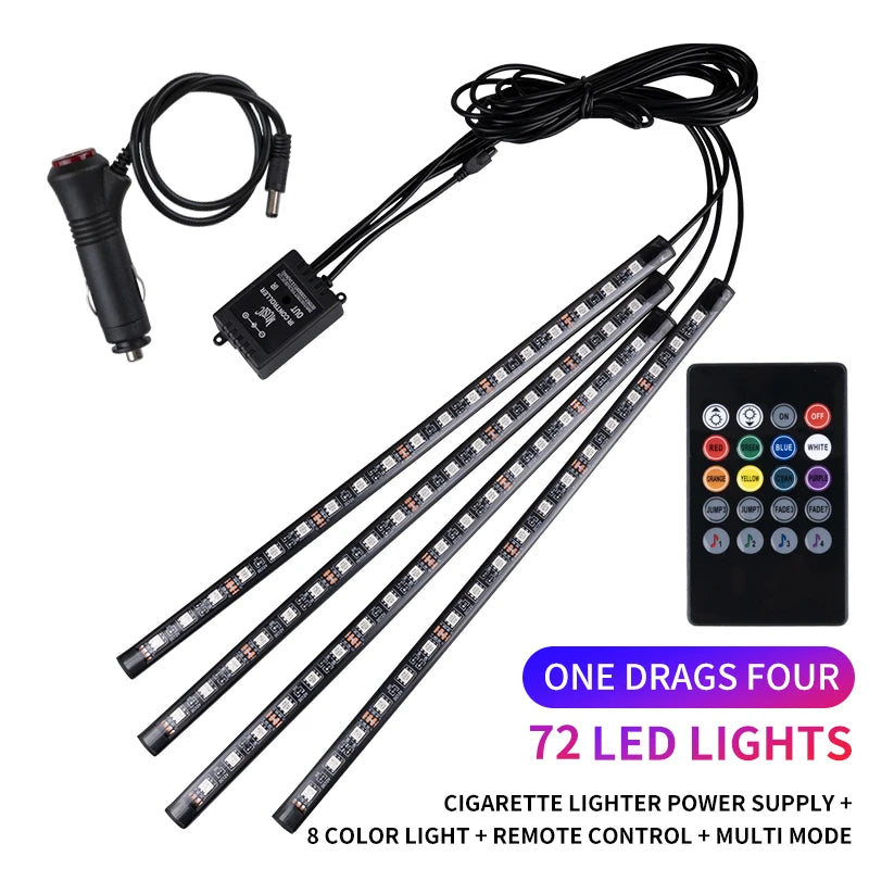 RGB LED Interior Footwell Lights