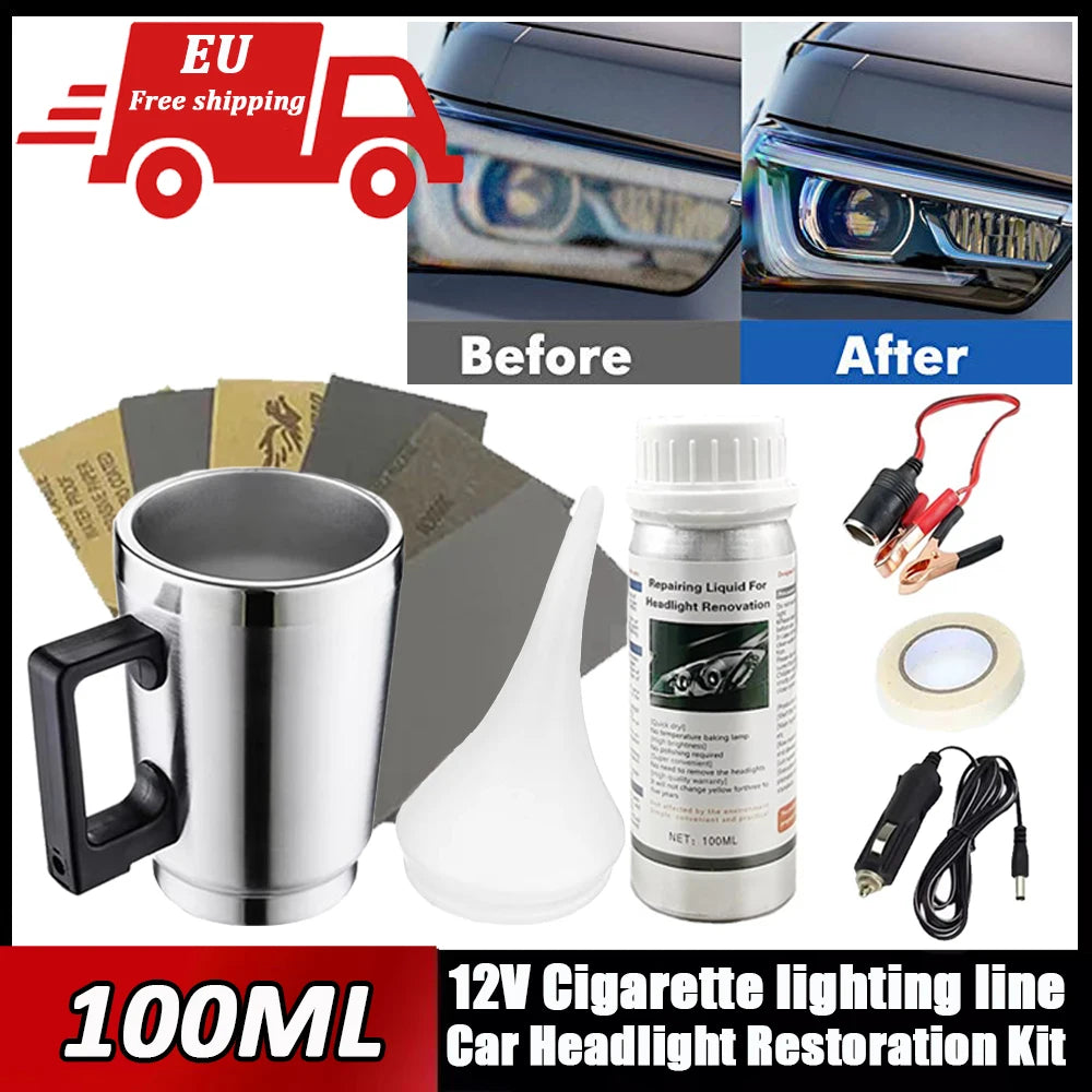 Headlight Restoration & Polish Kit