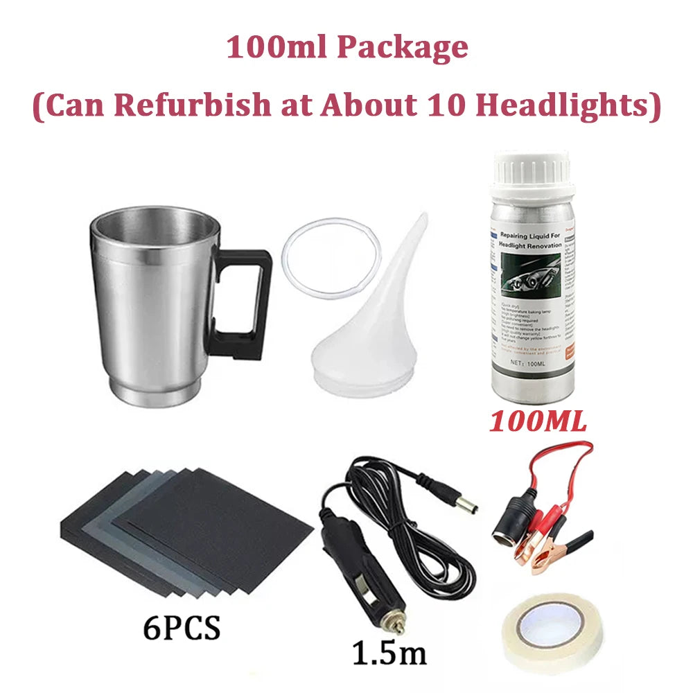 Headlight Restoration & Polish Kit