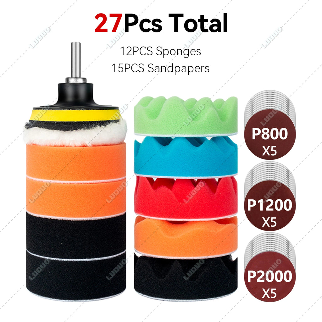 Drill Polishing & Sanding Pad Kit