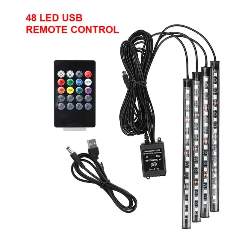 RGB LED Interior Ambient Car Lights