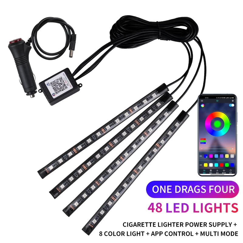 RGB LED Interior Footwell Lights
