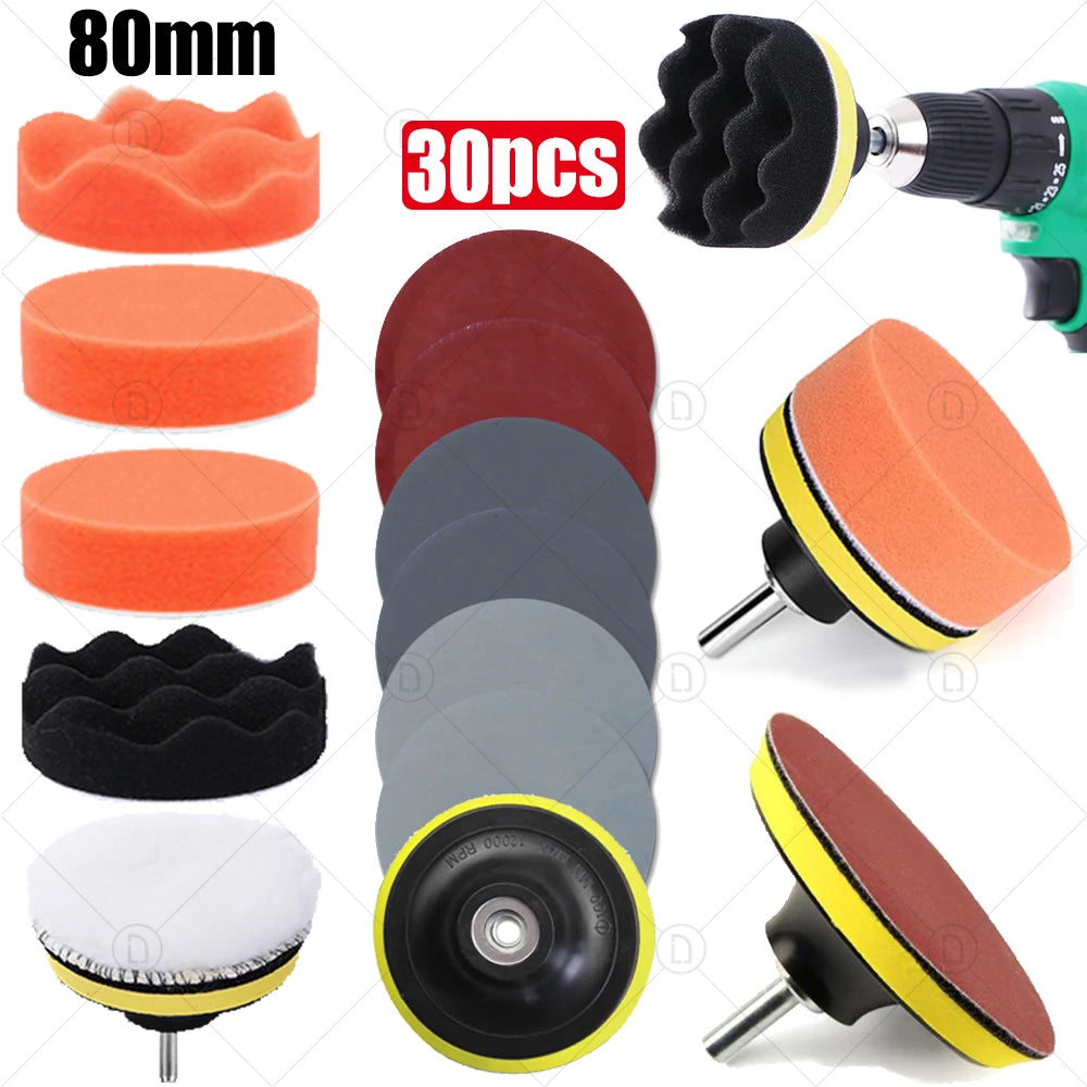 Drill Polishing & Sanding Pad Kit