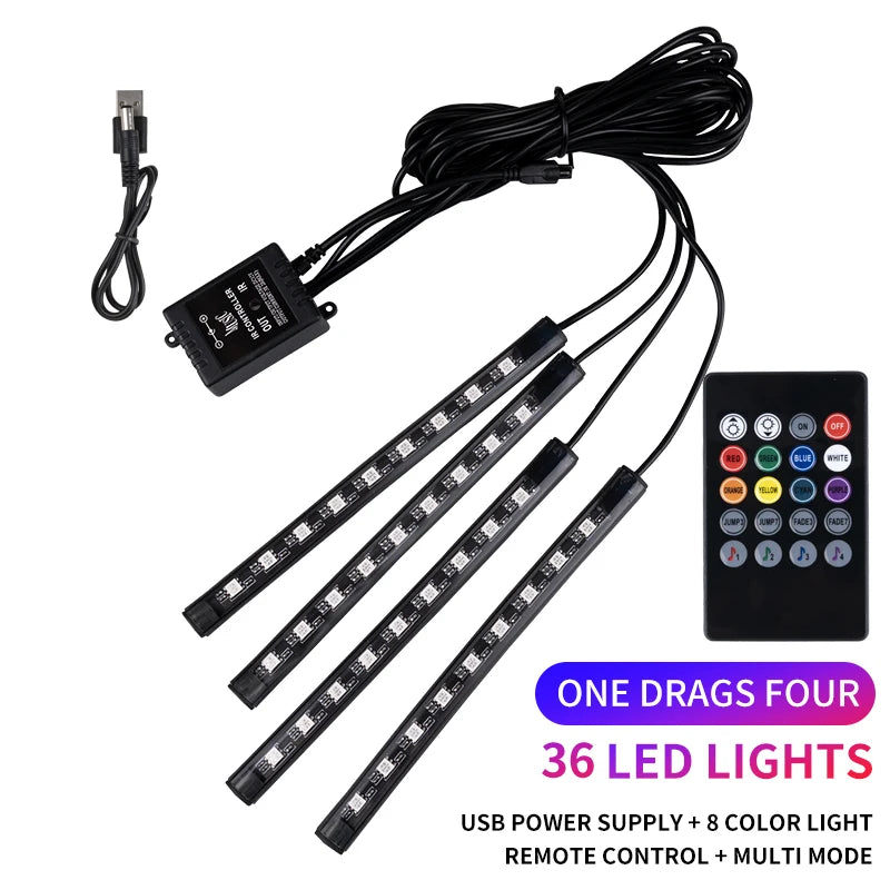 RGB LED Interior Footwell Lights
