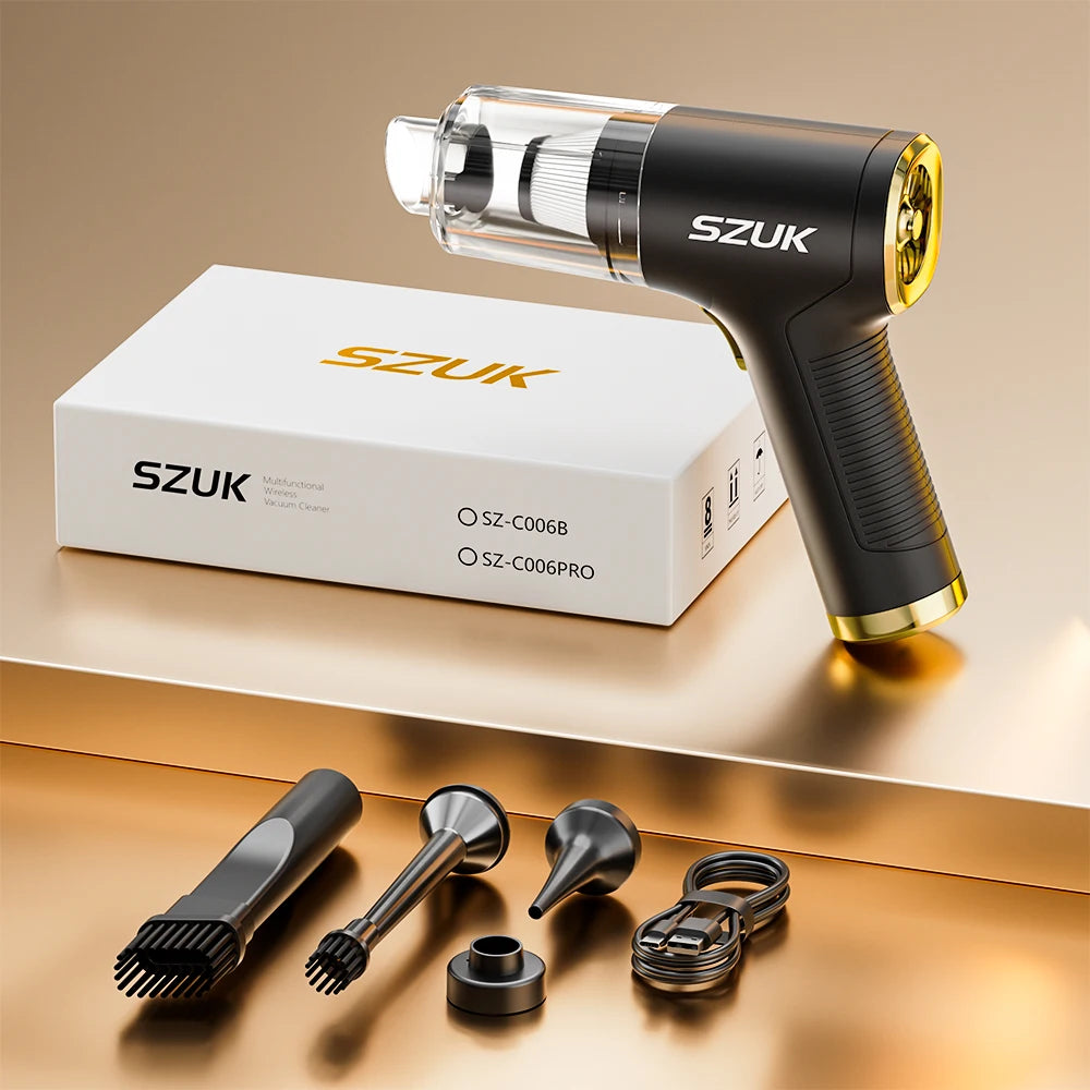 SZUK 2026 New Mini Vacuum Cleaner 780000PA Powerful Cordless Vacuum Cleaner Mini Blower Handheld Portable Car Vacumm Cleaner