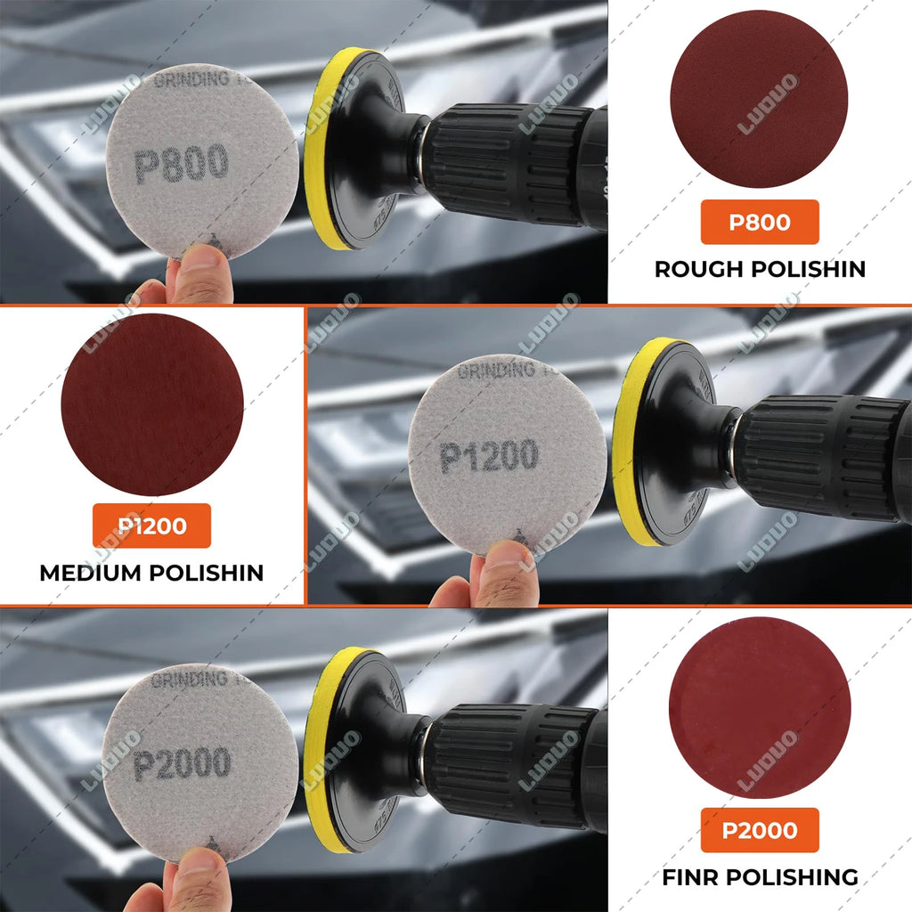Drill Polishing & Sanding Pad Kit