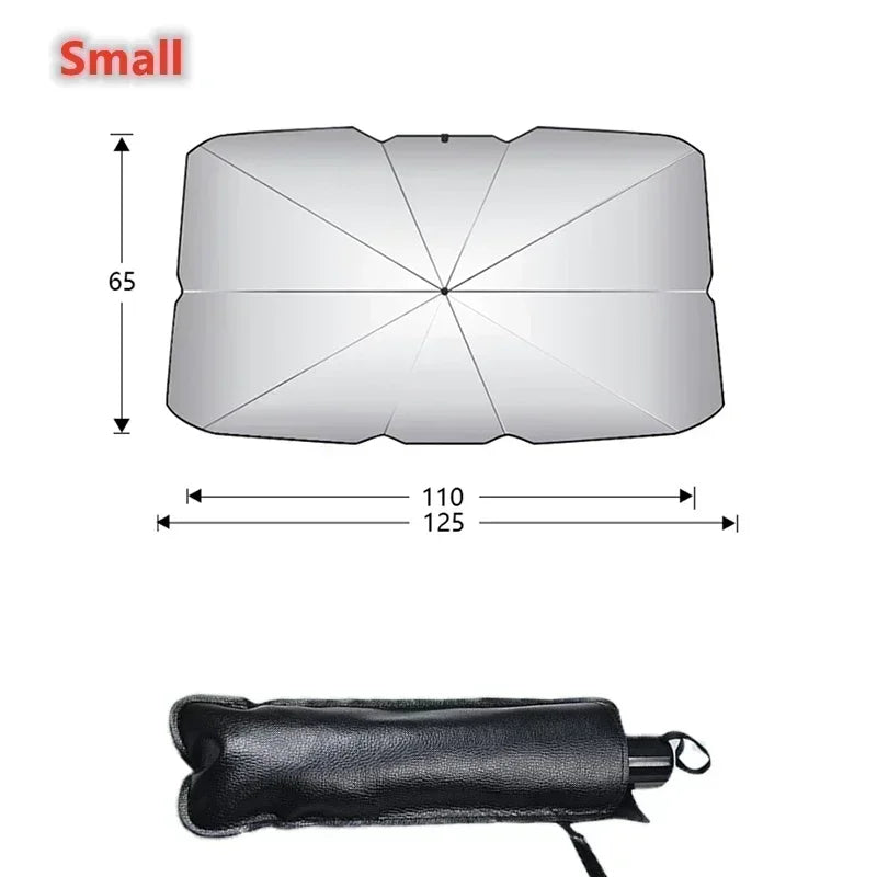 Foldable Windshield Sun Shade Umbrella