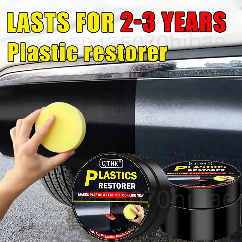 GlossWorks Back to Black Plastic Restorer — Ceramic Coating Formula