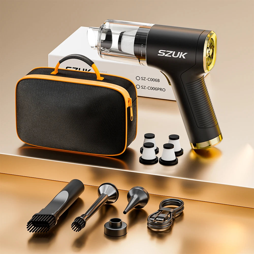SZUK 2026 New Mini Vacuum Cleaner 780000PA Powerful Cordless Vacuum Cleaner Mini Blower Handheld Portable Car Vacumm Cleaner