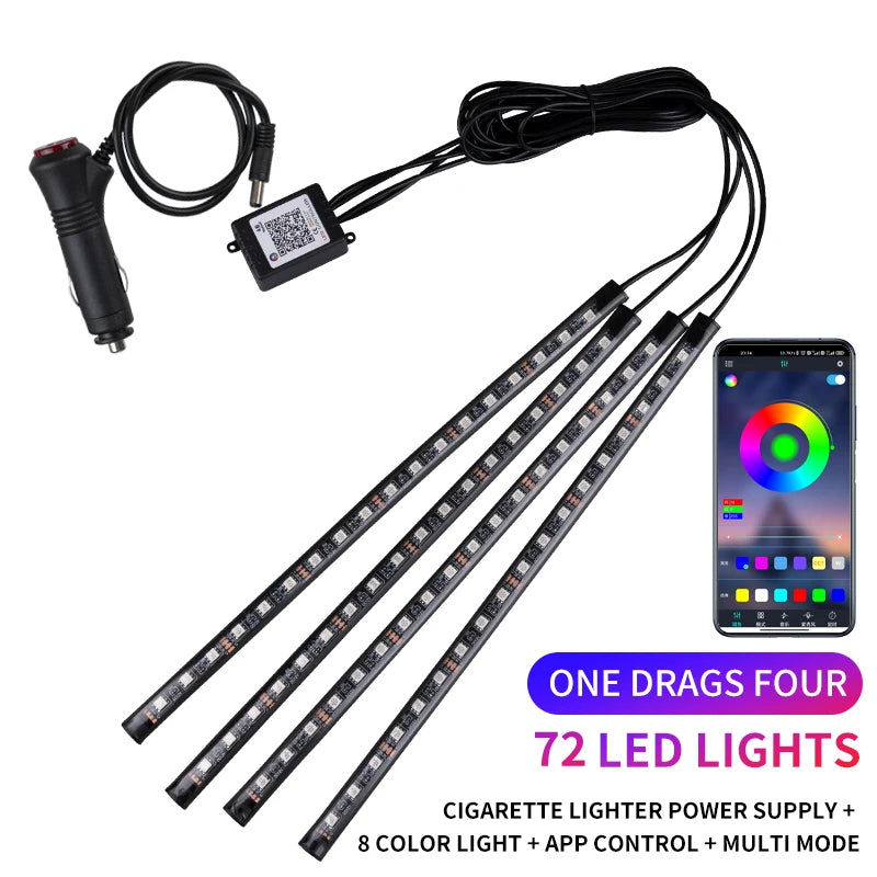 RGB LED Interior Footwell Lights