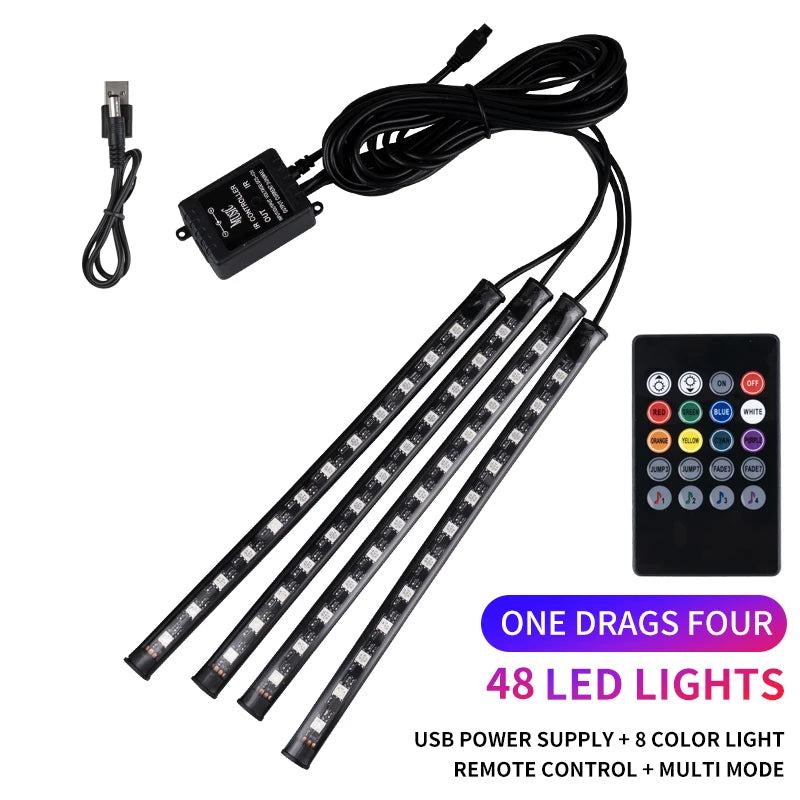 RGB LED Interior Footwell Lights
