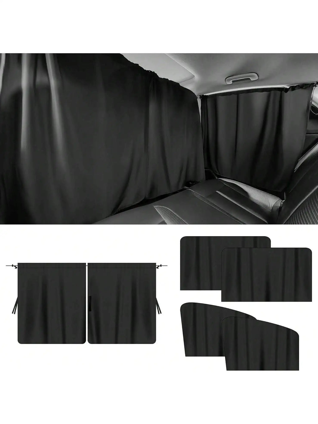 4-Piece Car Window Privacy Sunshades