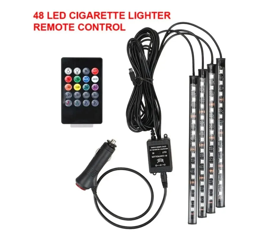 RGB LED Interior Ambient Car Lights