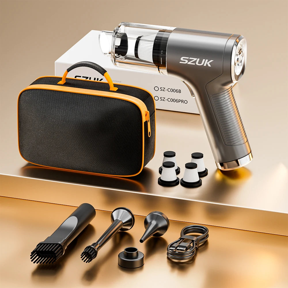 SZUK 2026 New Mini Vacuum Cleaner 780000PA Powerful Cordless Vacuum Cleaner Mini Blower Handheld Portable Car Vacumm Cleaner