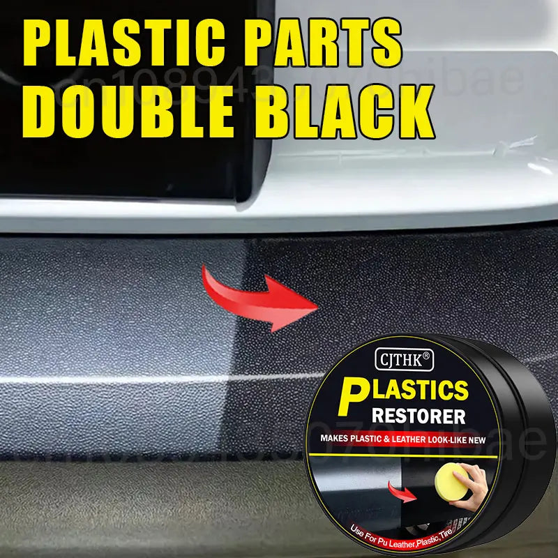 GlossWorks Back to Black Plastic Restorer — Ceramic Coating Formula