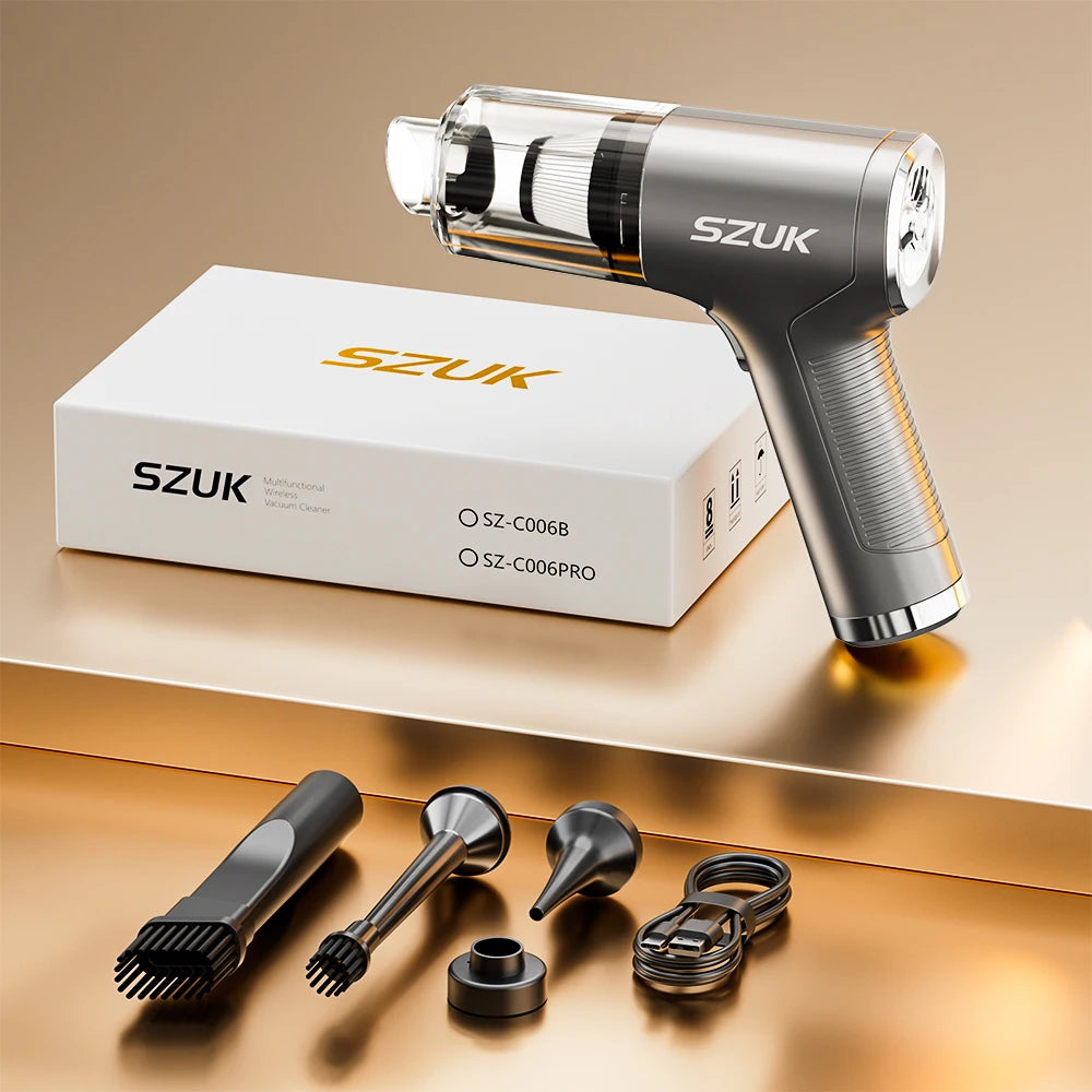 SZUK 2026 New Mini Vacuum Cleaner 780000PA Powerful Cordless Vacuum Cleaner Mini Blower Handheld Portable Car Vacumm Cleaner