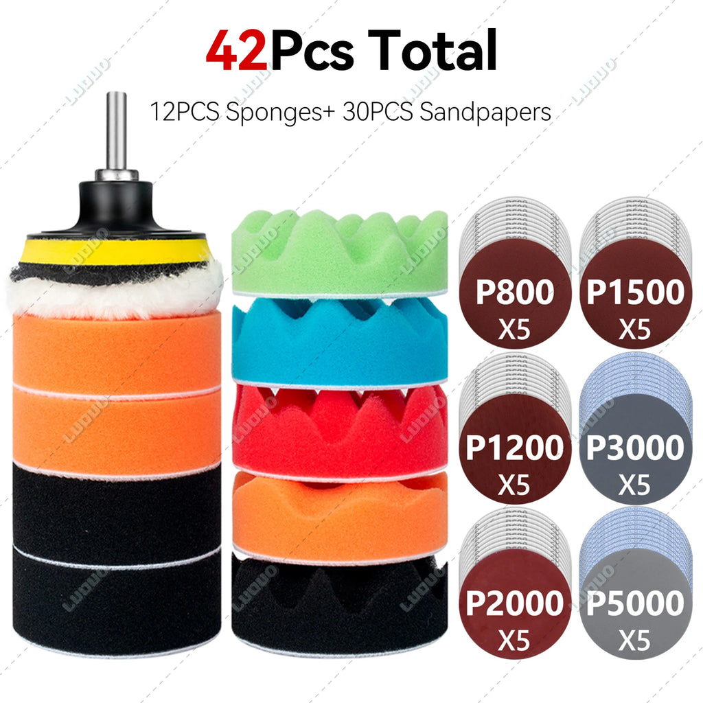 Drill Polishing & Sanding Pad Kit