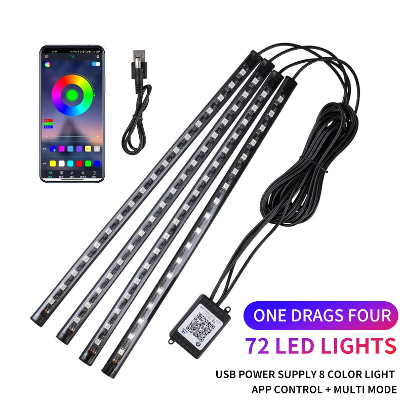 RGB LED Interior Footwell Lights